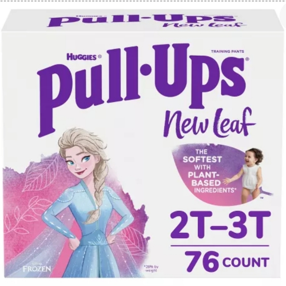 Huggies Pull-Ups New Leaf Training Underwear 38 Ct Frozen II 2T-3T 16-34 lbs